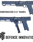 Compensador de Cañón de Potencia de 6" hasta 11.5" para Lanzadores PISTELLE X-68 | Medidas Disponibles: 2" - 8" pulgadas