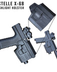 Holster de Cintura para Marcadora / Pistola PISTELLE X-68 (Sistema OWB – Outside Waist Band)
