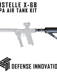 Kit de Culata con Adaptador para Tanque HPA (Aire Comprimido) con Recámara Para Aumento de Potencia (Extreme Performance Tuning Chamber) para Lanzador / Pistola INTRUBUSTER & PISTELLE X-68 GEN2 | Aumento de Potencia: 75 - 100+ Joules