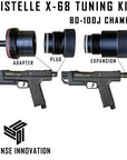 Kit de Mejora / Tuning Chamber Kit MAX POWER HPA para Marcadora PISTELLE X-&8 | Aumento de Potencia de 50 hasta 100 Joules