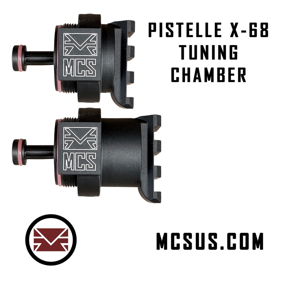 Cámara Para Aumento de Potencia con Adaptador de Culata Tipo Riel para Lanzadores / Pistolas PISTELLE X68 | MAX POWER TUNING CHAMBER (+70 Joules)