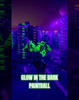 HK ARMY "UV-ACTIVATED GLOWBALL" SUPREME - Level 4 | Glowing Grade Paintballs (Bolas de Pintura Neon Fluorescentes para Partidas Nocturnas Activadas con Iluminación UV) - .68 Cal