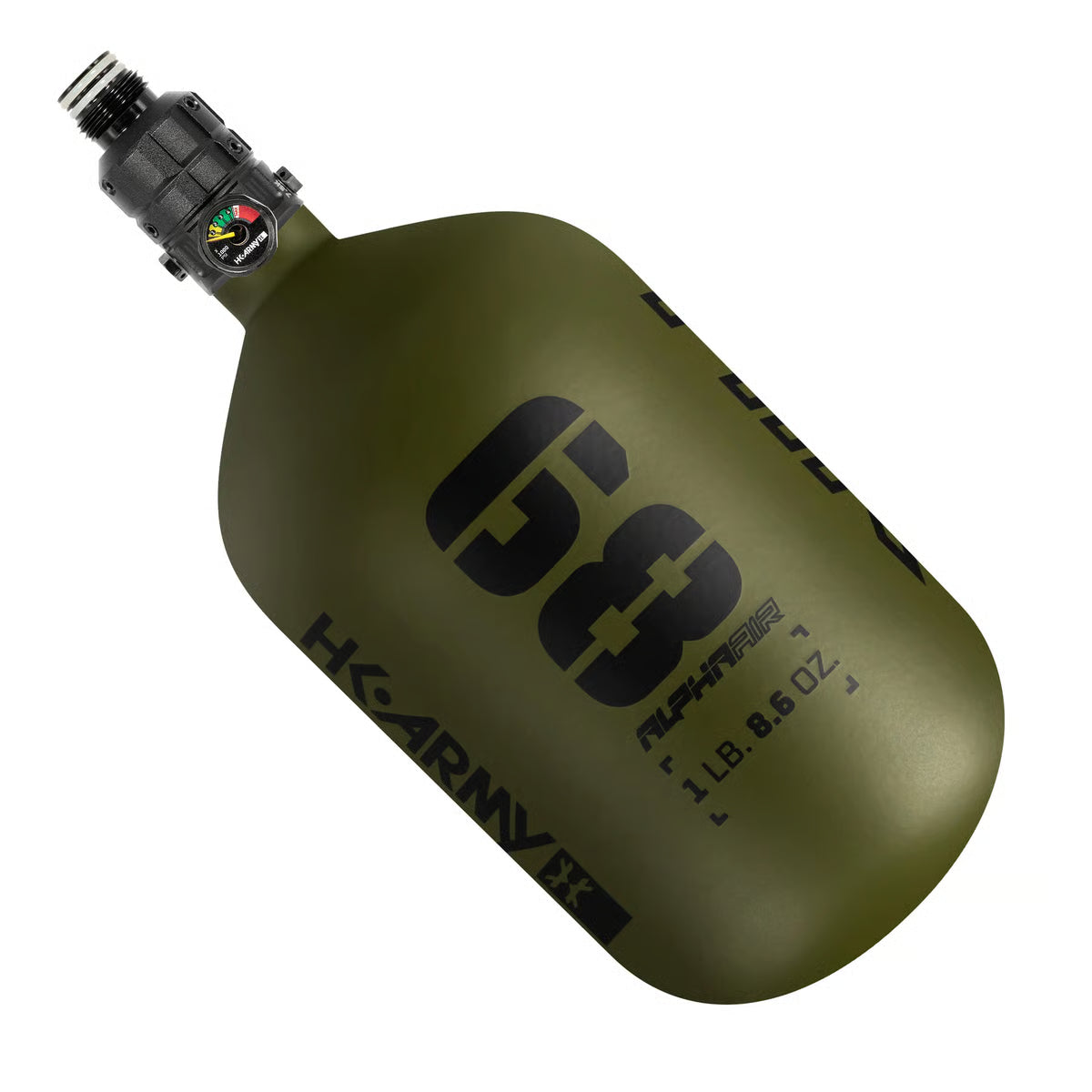 Tanque de Aire Comprimido (HPA) "ALPHA AIR" | Fibra de Carbono Ultra Ligero - 4500 psi