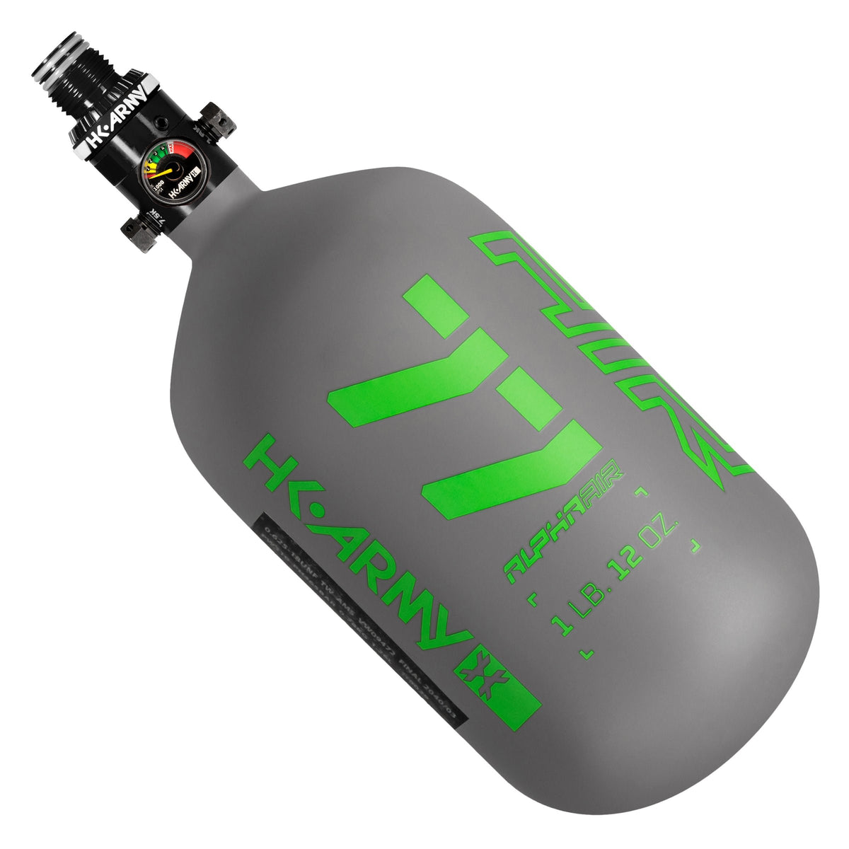 Tanque de Aire Comprimido (HPA) "ALPHA AIR" | Fibra de Carbono Ultra Ligero - 4500 psi