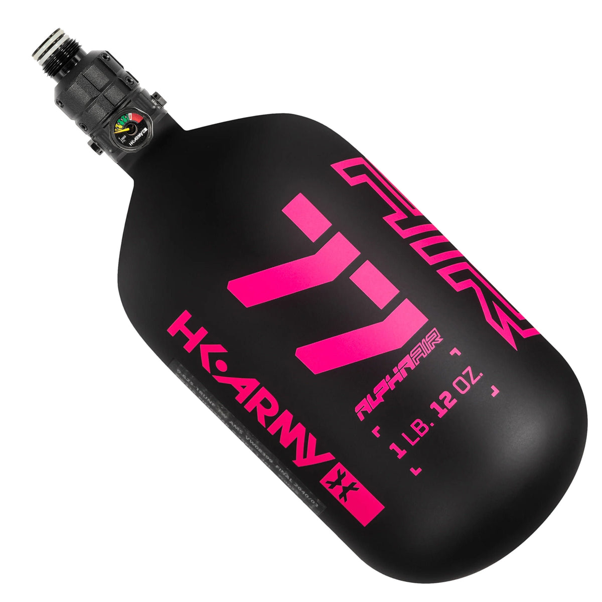 Tanque de Aire Comprimido (HPA) "ALPHA AIR" | Fibra de Carbono Ultra Ligero - 4500 psi