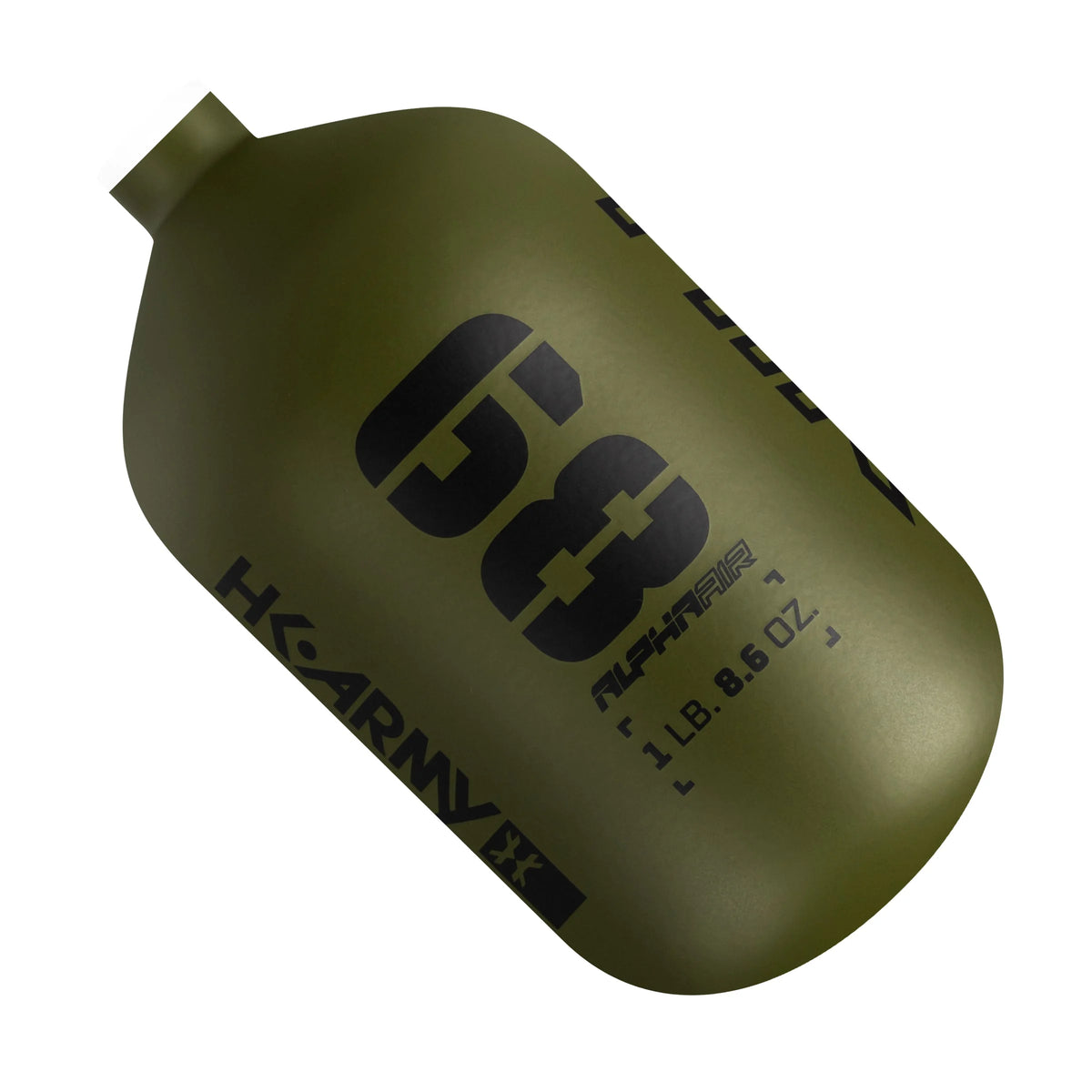 Tanque de Aire Comprimido (HPA) "ALPHA AIR" | Fibra de Carbono Ultra Ligero - 4500 psi