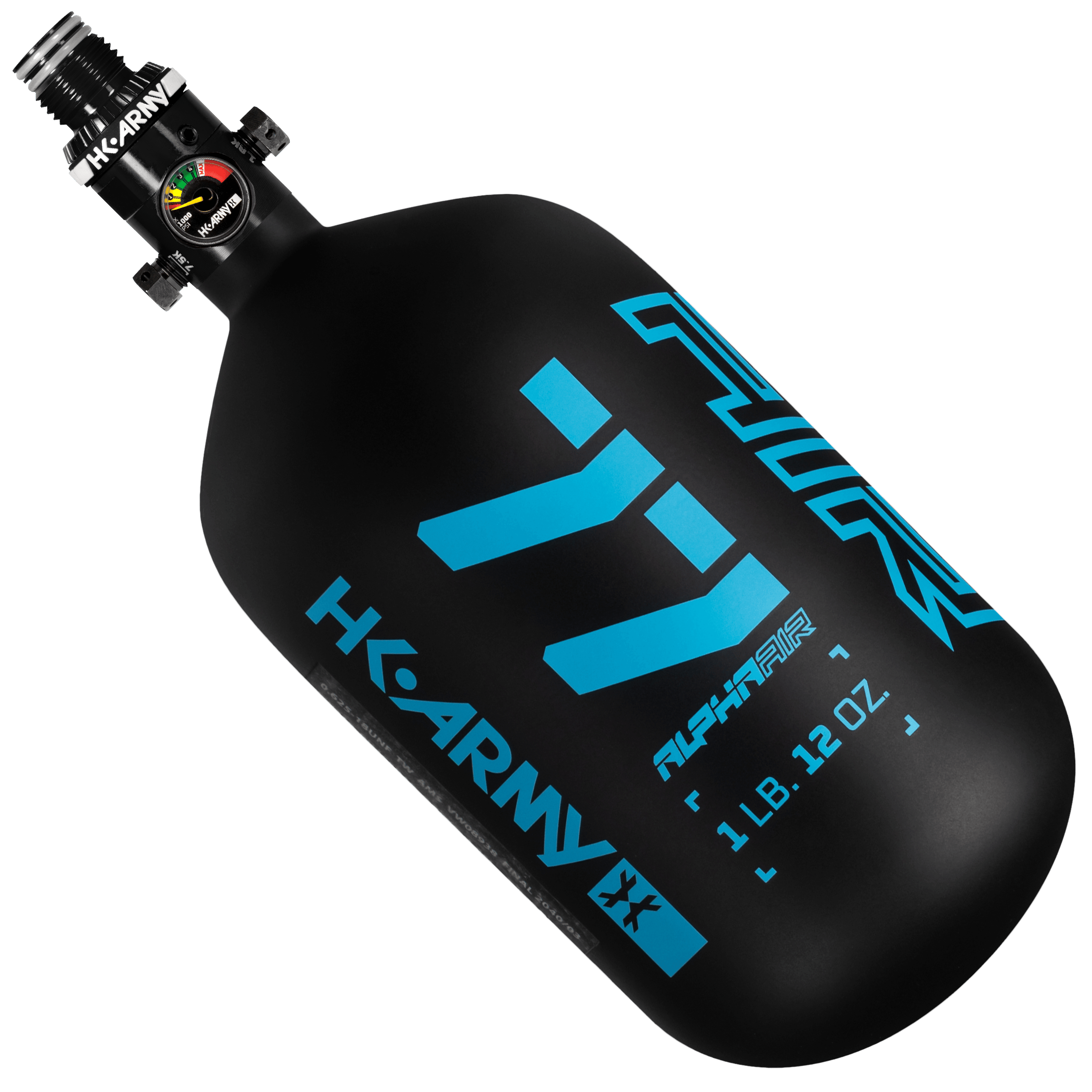 Tanque de Aire Comprimido (HPA) "ALPHA AIR" | Fibra de Carbono Ultra Ligero - 4500 psi