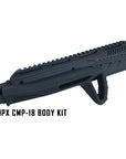 Body Kit Estilo "CMP-18" Para Marcadoras TiPX, con sistemas de rieles 1913 Picatinny + Culata Plegable