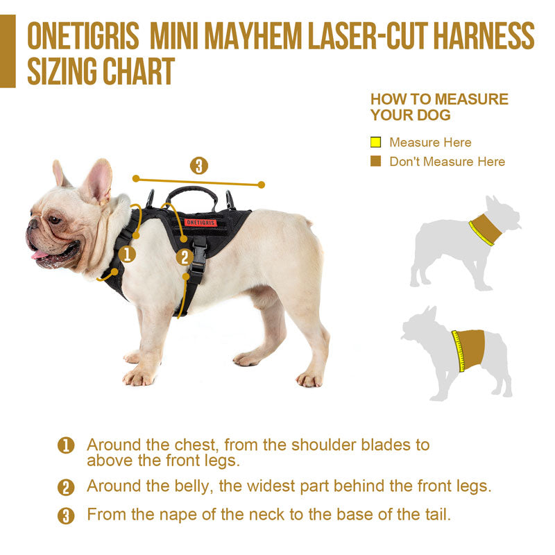 Arnés Táctico para Perro &quot;MINI MAYHEM LASER-CUT K9&quot;