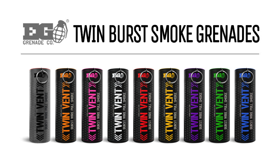 The Twin Vent &quot;HURRICANE&quot; Granada de Humo (DR. SMOKY - Burst Smoke WP)